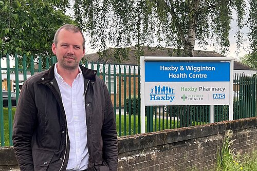 Andrew Hollyer at Haxby Health Centre 